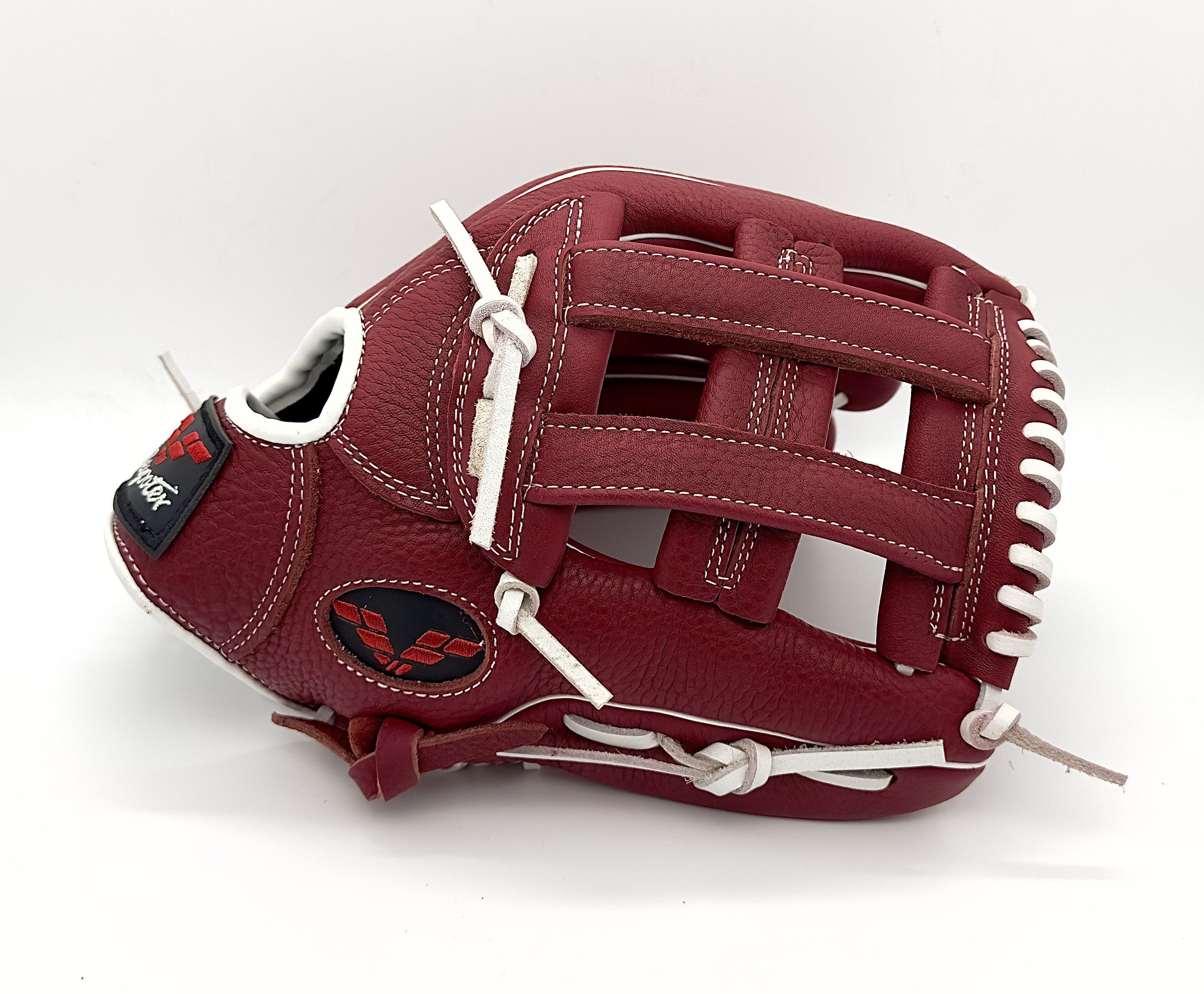 Кожаные бейсбольные софтбольные детские перчатки для взрослых, из натуральной кожи 