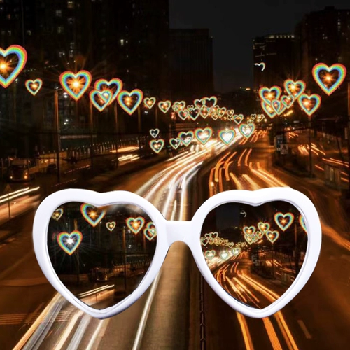 Легкие солнцезащитные очки в виде сердечка в форме сердца, подарок на день рождения, популярно в интернете