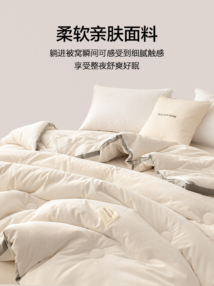 Winter Quilt Made of Pure Cotton from Xinjiang, Quilt Core for Autumn and Winter, Cotton Quilt, Cotton Batting, Thickened for Warmth in Winter, Single-Person Spring and Autumn Bedding