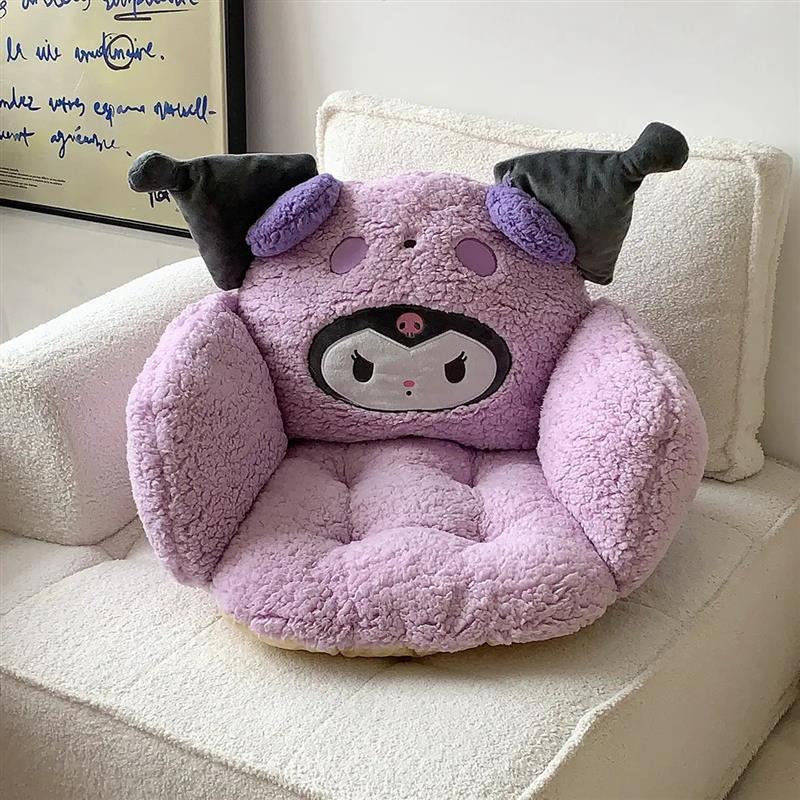 Office sedentary waist cushion integrated seat cushion floor bay window cushion student with backrest chair cushion lazy sofa