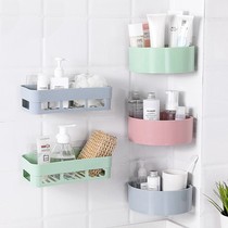Bathroom shelve Perforated Wall-mounted Bathroom Toilet Bathroom Toilet Bathroom Wall Bath Tripod Containing Toilet