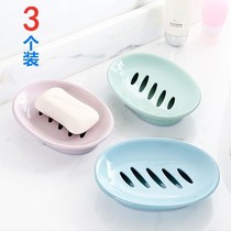 Soap Box Double Drain students Dormitory Soap Wash Face Soap Box Home Toilet Soap Shelving Shelf shelf