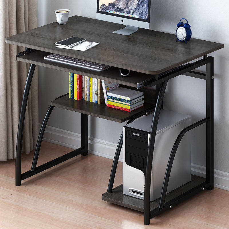 Computer desktop table with keyboard deportable host small family type notebook desk study table mini desk