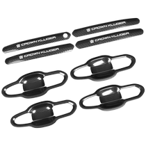 Suitable for Toyota Crown Land Decoration Door Bowl Handle 24 Highlander Modified Door Handle Bright Strip Special Accessories