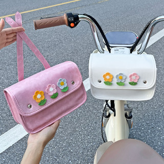 适用于电动车前置物兜挂包储物防水电瓶车置物收纳袋神器台铃雅迪