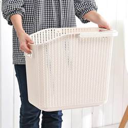 Dirty clothes basket laundry basket bucket bathroom storage basket for dirty clothes dormitory clothes basket ultra-narrow household large capacity