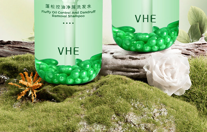 【中国直邮】 VHE 去屑洗发水 控油蓬松柔顺长时去油庠男女洗发露 400g/瓶