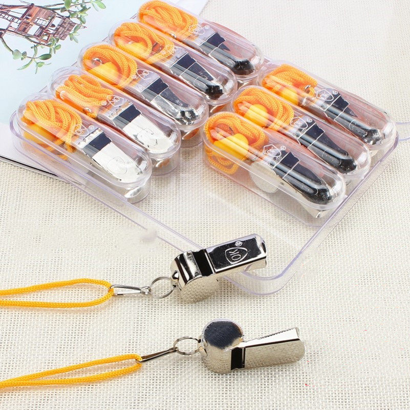 Lifeguard whistle sports teacher whistle super loud referee special whistle metal whistle stainless steel whistle