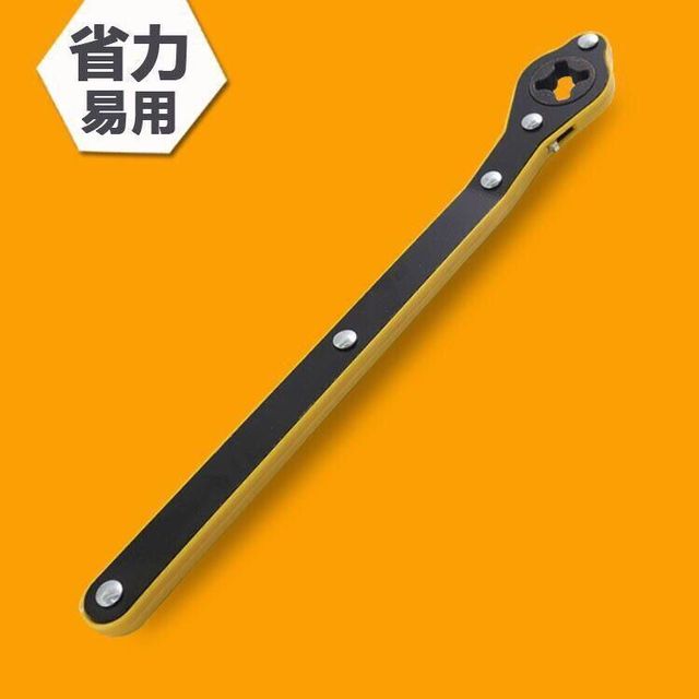 Vehicle-mounted manual labor-saving ratchet wrench jack dedicated portable hand rocker effortless extension rod solid wrench