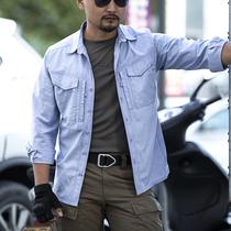 Breathable Quick Liner Clothing Outdoor work Long sleeves Dry speed Wear Wear Male Shirt Mountaineering City of the Suit Tactical Dragon