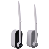 Disposable toilet brush set with no dead ends long handle household toilet cleaning brush replacement head toilet without punching