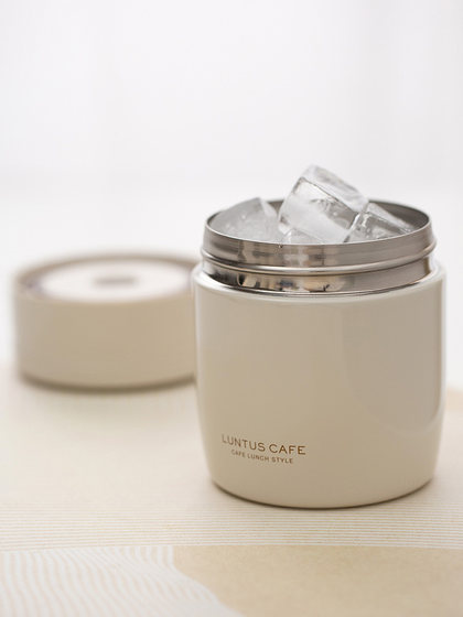 日本asvel焖烧杯宽口不锈钢装粥小早餐杯带盖勺迷你便携保温饭盒