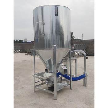 Household self-priming vertical corn feed crushing and mixing integrated machine three-phase mixing machine feeding machine accessories for breeding