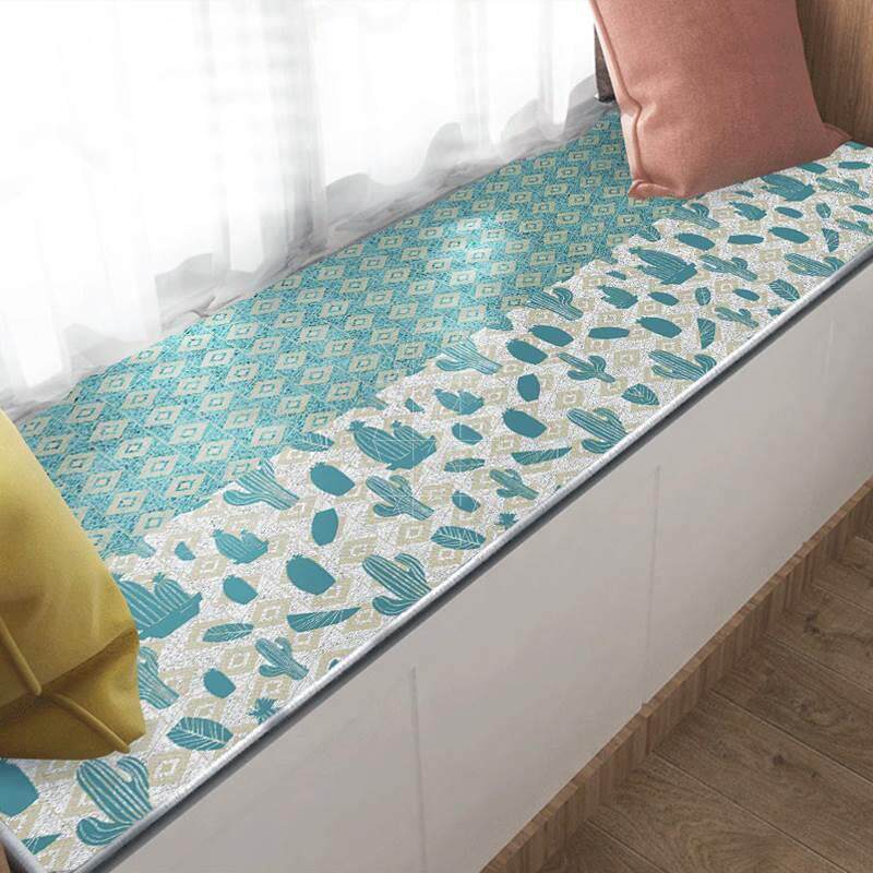 Floating table window four seasons mat balcony master bedroom window sill mat Nordic style light luxury bay window mat can be customized QS-050