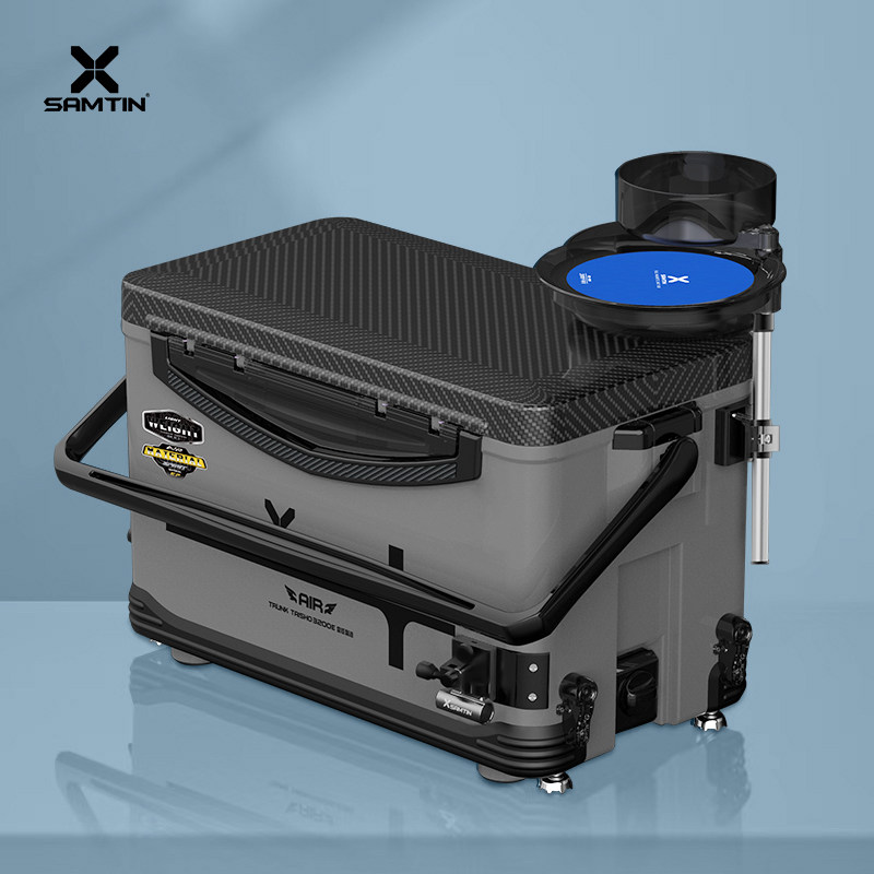 Leichen fishing box fishing box multi-function full set of Taiwan fishing box 2019 new lift 32L liter ultra-light thickened fish box