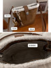 Niche Retro Brown Suede Bucket Bag for Women, Crossbody 2025 New Trendy Fashion Furry Versatile Shoulder Bag