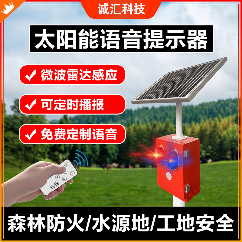 Solar Outdoor Solar Outdoor Forest Road Reservoir Prompt Voice Prompt