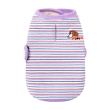 Корейская щенка в полосатом плащике для домашних животных собак Осенняя зима зима зима теплая маленькая собака