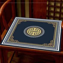 Red Wood Sofa Cushion Chinese Style Circle Chair Cushion Chair Cushion Dining Chair Cushion Dining Chair Cushion Subsuction anti-slip and resistant