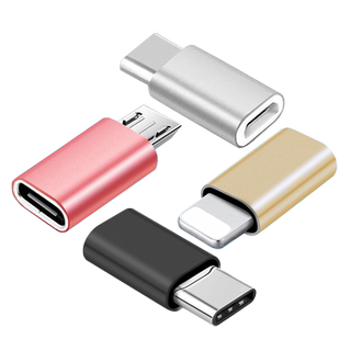 适用于苹果小米vivo华为oppo三星iPhone15/14plus手机安卓转type-c转接头lightning转micro充电传输转换器