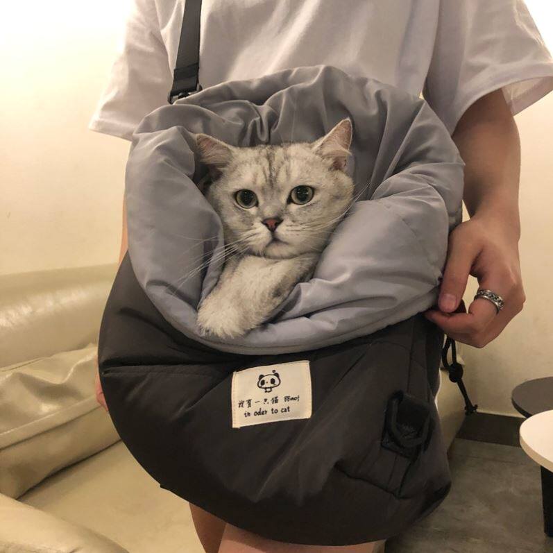 Pet bag cat with cat bag out portable cute personality high value cat out artifact back cat pocket net red