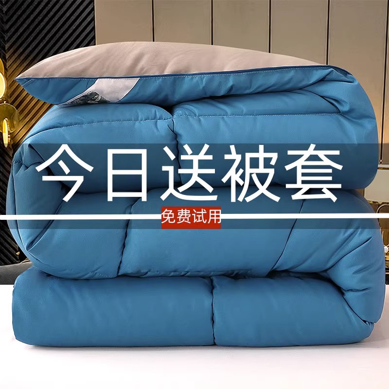 Down quilt 95 white goose down thickened winter quilted by 8 10 Jin Chunqiu quilted by single double dormitory quilted cotton by core air conditioning by-Taobao