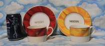 Nestlé 2003 Zodiac Cup Coffee Cup Set of Two - Pair