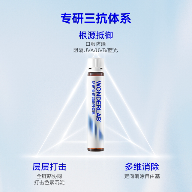 Wonderlab Diamond Glow White Crystal Tomato Niacinamide Oral Liquid Brightening Whitening Drink Internal Supplement