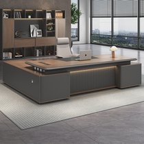 Boss desk simple modern table and chair combination high-end executive desk single president desk manager office furniture