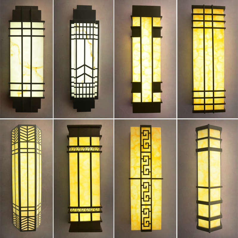 New Chinese outdoor wall lamp super bright waterproof gateway villa outdoor wall balcony retro courtyard lamp sales building wall lamp