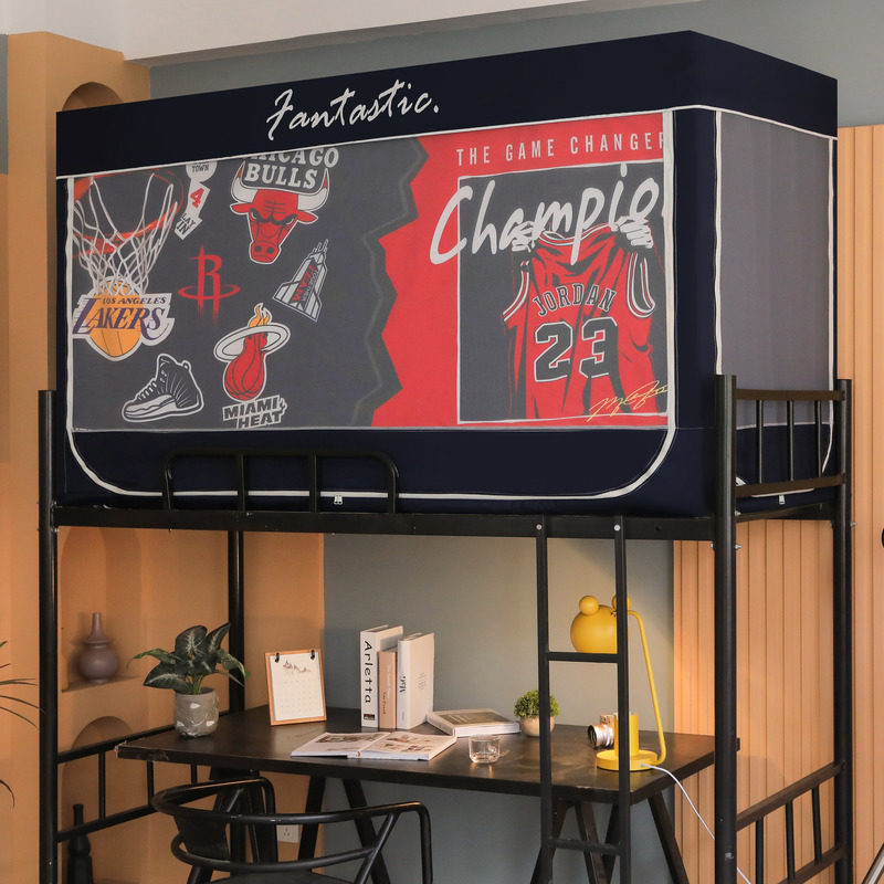 Pocket 0 9 bunk three-door student zipper mosquito net one-piece bed mantle university dormitory dormitory men and women 0 8