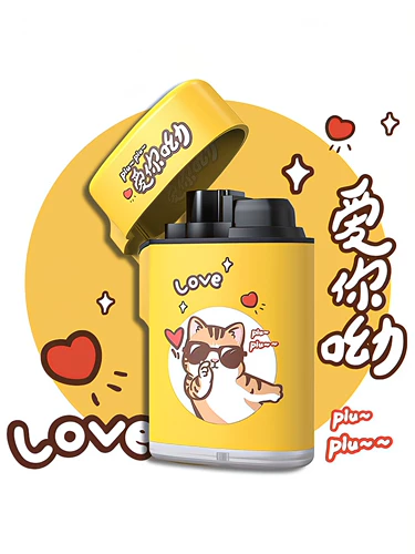 Ветрозащитная синяя прочная креативная милая зажигалка, коллекция 2023, популярно в интернете