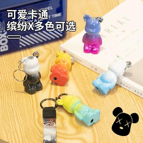 Брелок, ветрозащитная маленькая мультяшная зажигалка