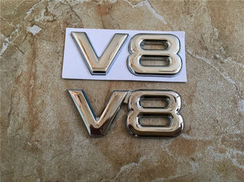 Suitable for Lexus Lx570 Rx Nx Gx460 470 Modified Rear Emblem Large Displacement V8 Metal Car Emblem