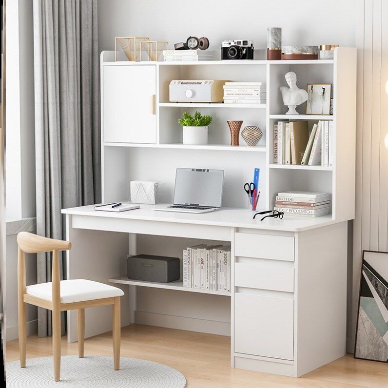 Book desk integrated whole wall simple modern bookcase plus desk combination cabinet small computer desk desk desk desk desk desk desk