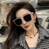 Модные солнцезащитные очки, в корейском стиле, защита от ультрафиолета, изысканный стиль, популярно в интернете