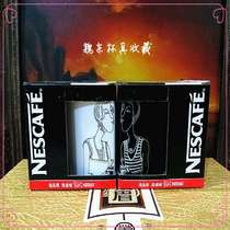 Linglong] Nestlé theme couple cup 2004 black and white pair of cups love cup early cup pair in good condition with box