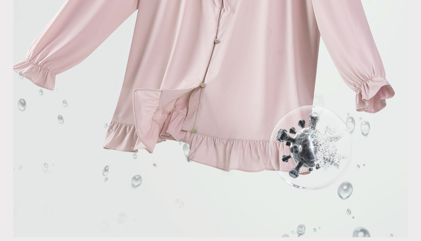 宫熏莫代尔月子服产后睡衣家居四季薄款孕妇抗菌哺乳喂奶服套装 — 10