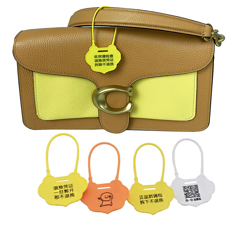 Disposable plastic seals Clothing Shoes Bag Anti - - fit bag Anti-theft anti-fake Anti-fake customized label tie