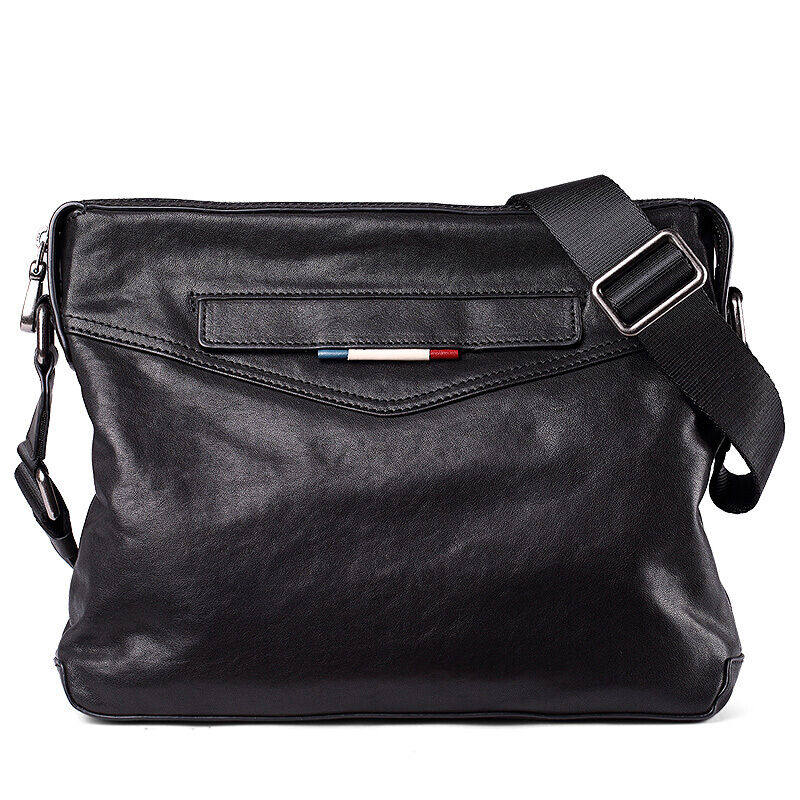 Pabin pabin men's bag head layer cowhide shoulder bag men's casual business Messenger backpack Korean fashion