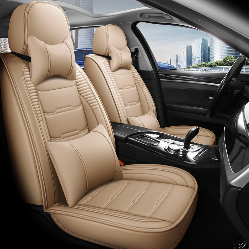 Automotive cushion four seasons General all surrounding leather seat cover fashion breathable net red seat cover high-end special seat cover