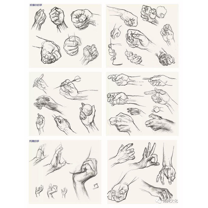 [USD 23.05] The drawing sketch of the hand depicts the self-study zero ...