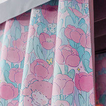 Shading bed curtain mosquito net one-piece student dormitories thickened Previous bunk bed Sleeping Room Full Closed Princess Curtains