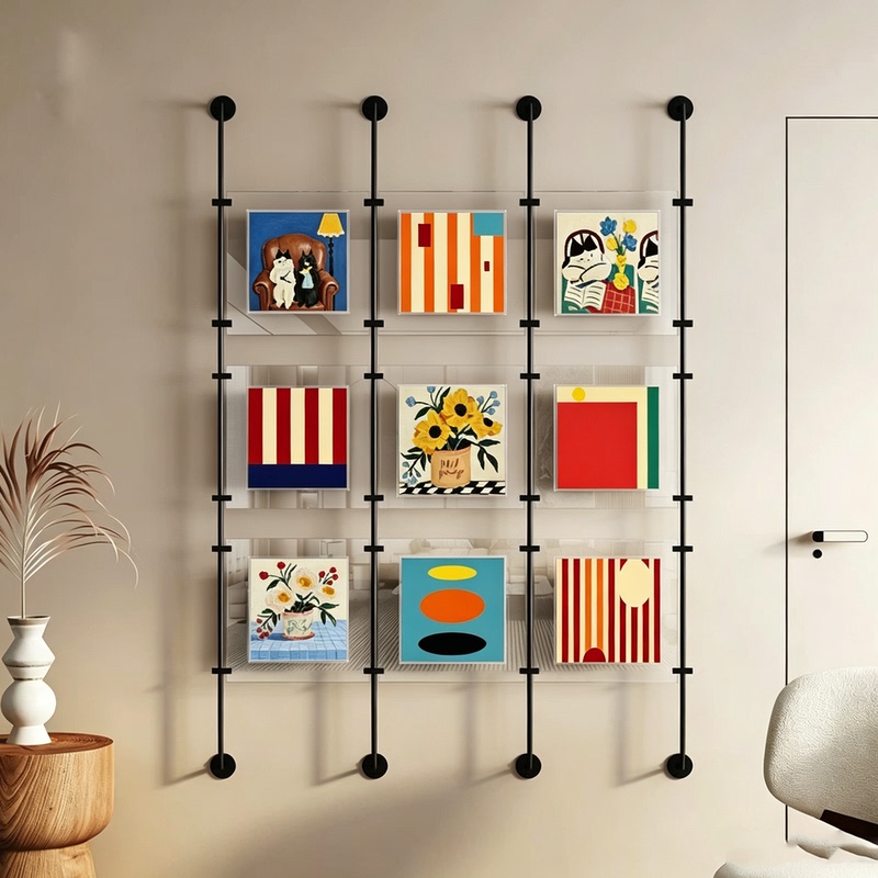 Acrylic Three-Dimensional Metal Decorative Painting Company Mall Display Wall Corridor Photo Hanging Art Background Wall Installation Acrylic Three-Dimensional Metal Decorative Painting Company Mall Display Wall Corridor Photo Hanging Art Background Wall Installation