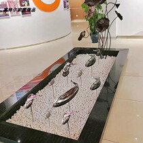 Stainless steel mirror sculpture fish ornaments outdoor hotel sales office real estate garden pool landscape animal crafts