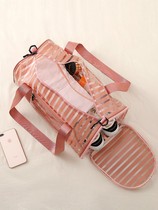 Sports Wind Handbag Woman Large Capacity Containing Dry And Wet Separation Transparent Waterproof Equipped Bag Casual Fitness Travel Bag