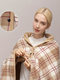 Multifunctional Warm Shawl for the Elderly, Nap Office Cape, Winter Cloak for Adults, Mom, Grandma, Leg Cover for Office Use