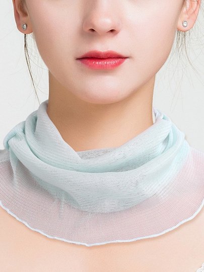 Neck Scarf Made of Mulberry Silk for Women, Covering Scars, Thyroid Protection, Silk Scarf, Neck Protection, Sun Protection, Fake Collar, Trendy