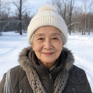 Elderly People's Hats, Woolen Hats, Ear Protection, Large Head Circumference, Mother's Hats, Middle-Aged Knitted Hats, Double-Layered Old Lady's Winter Hats for Women