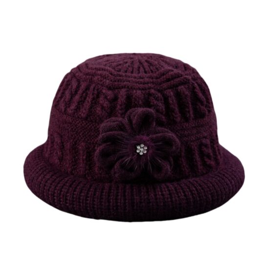 Elderly Women's Winter Hat for Grandma, Middle-Aged and Elderly Ladies, 2025 New Outdoor Thickened Fleece, Warm and Cold-Proof with Ear Protection